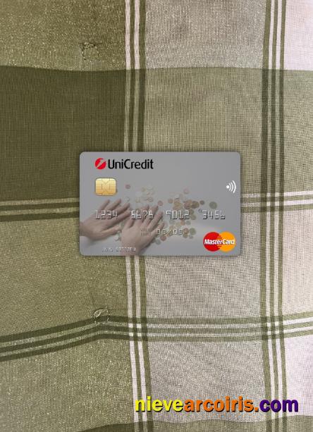 Italy UniCredit Bank mastercard photolook